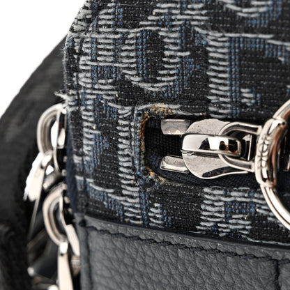 Christian Dior HOMME Oblique Jacquard Safari Messenger Navy Blue 13 of 13
