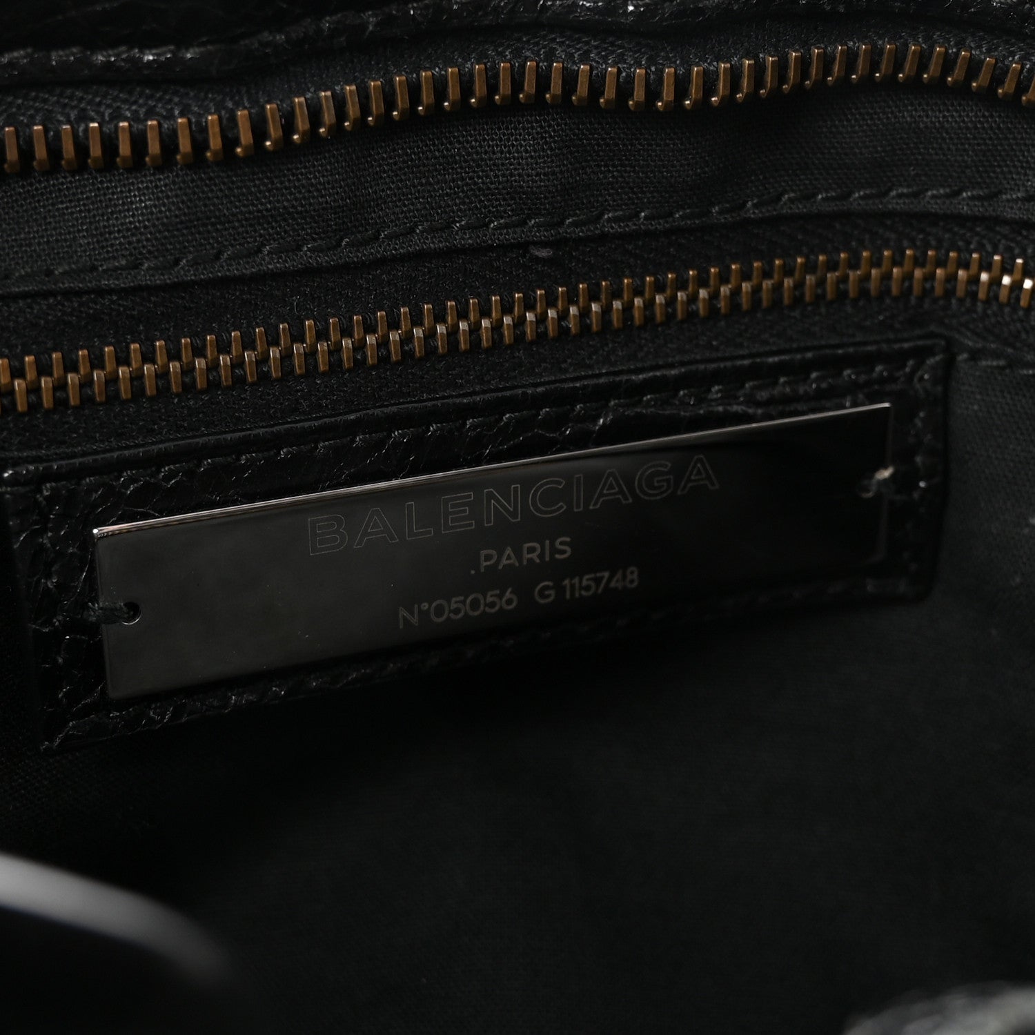 Balenciaga Agneau Classic Hardware City Black 7 of 10