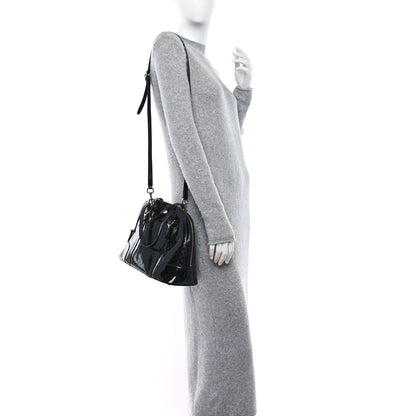 Gucci Patent Microguccissima Small Nice Top Handle Dome Bag Black 2 of 10