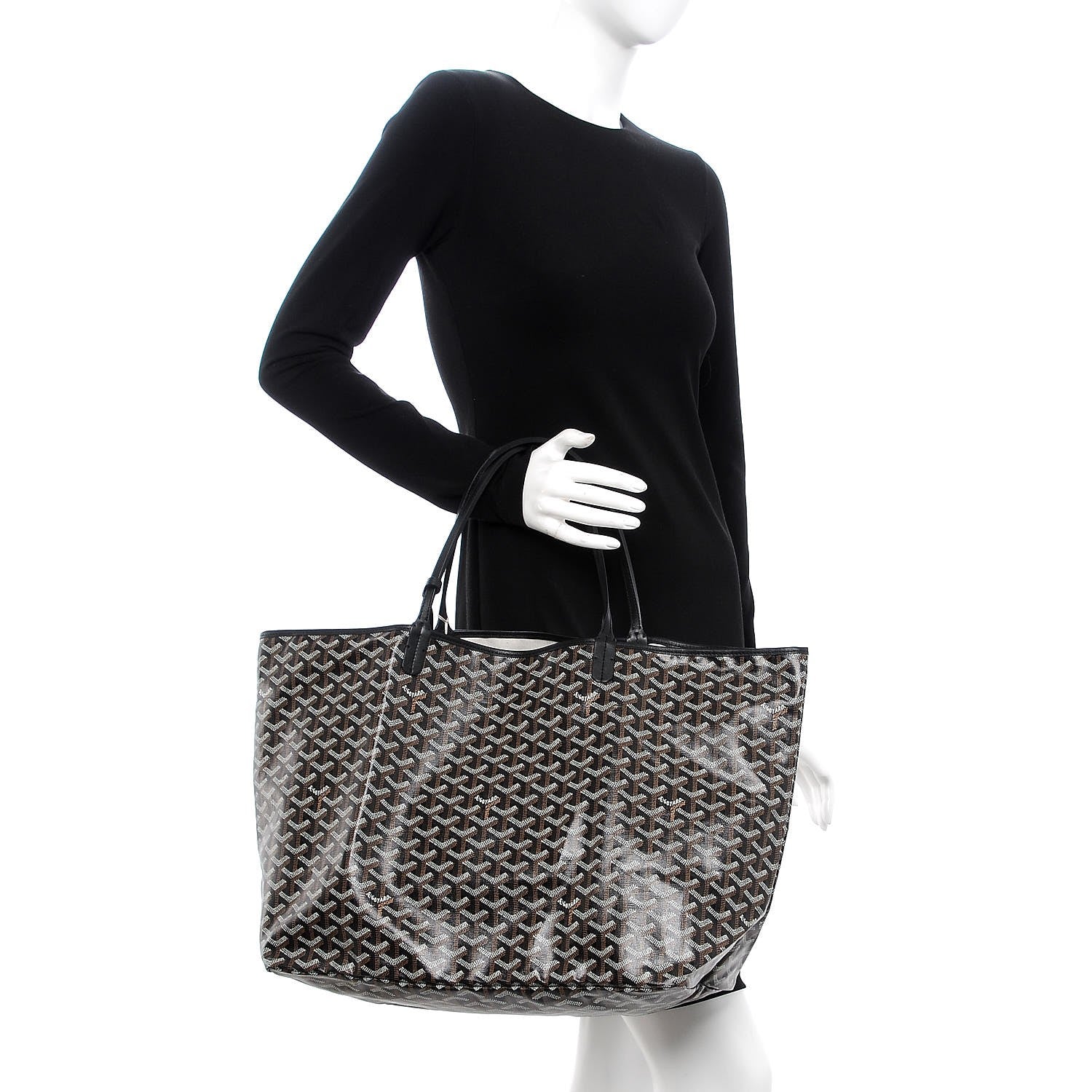 Goyard Goyardine Saint Louis GM Black 2 of 9