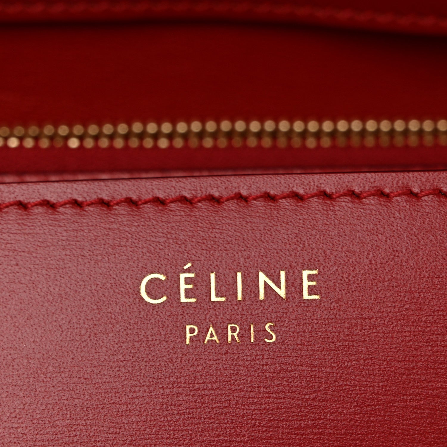 Celine Box Calfskin Medium Classic Box Flap Bag Dark Brick 6 of 13