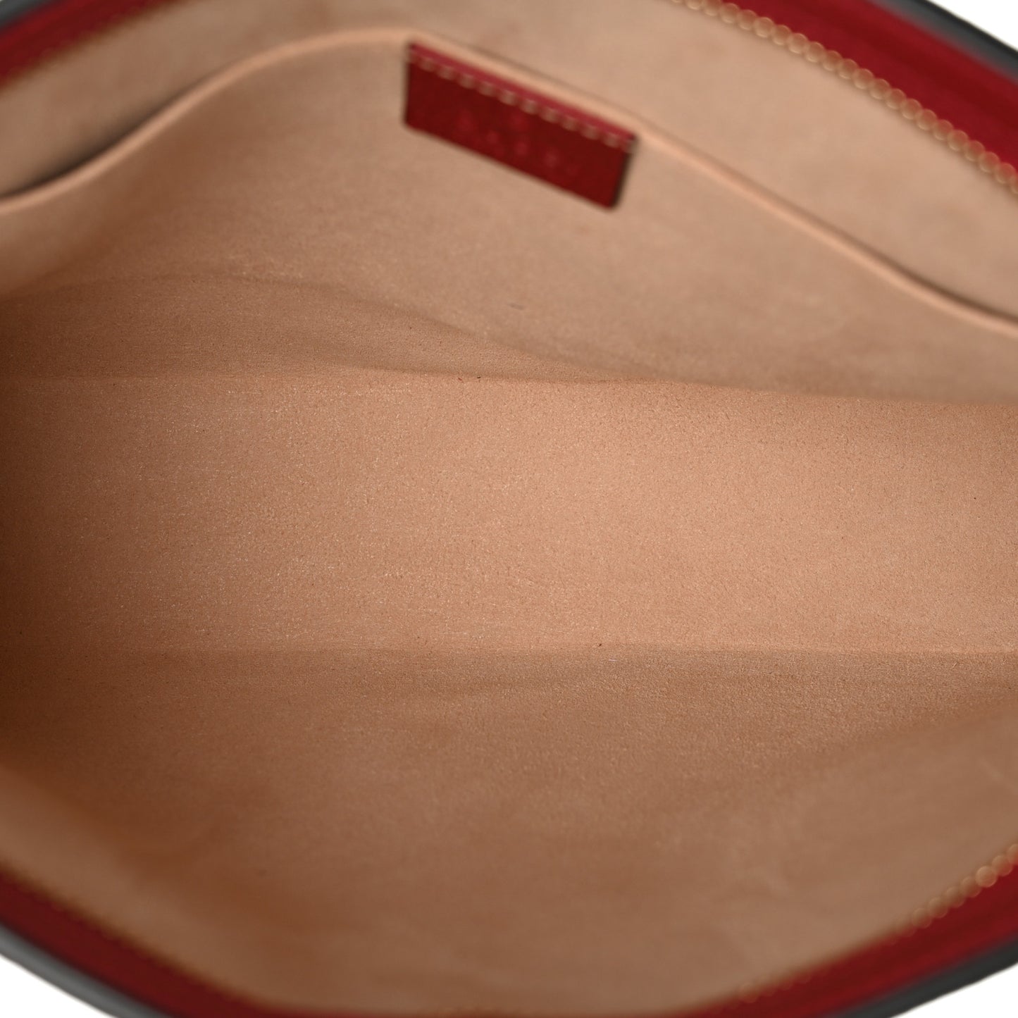 GG Supreme Monogram Flora Web Ophidia Pouch Red