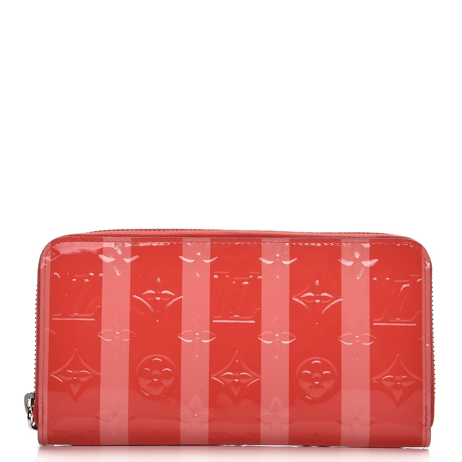 Louis Vuitton Vernis Rayures Zippy Wallet Poppy 1 of 6