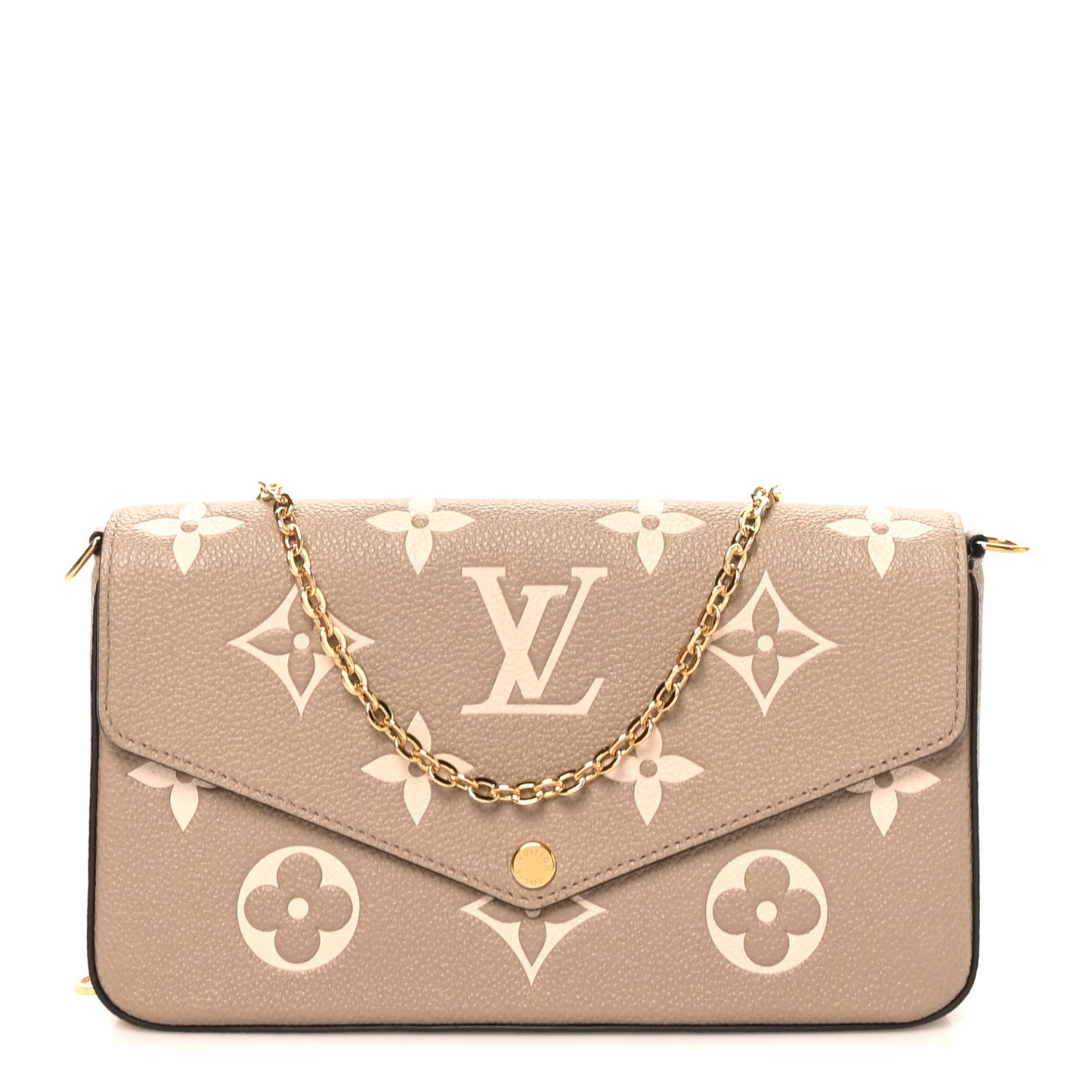 Empreinte Monogram Giant Felicie Pochette Tourterelle Creme