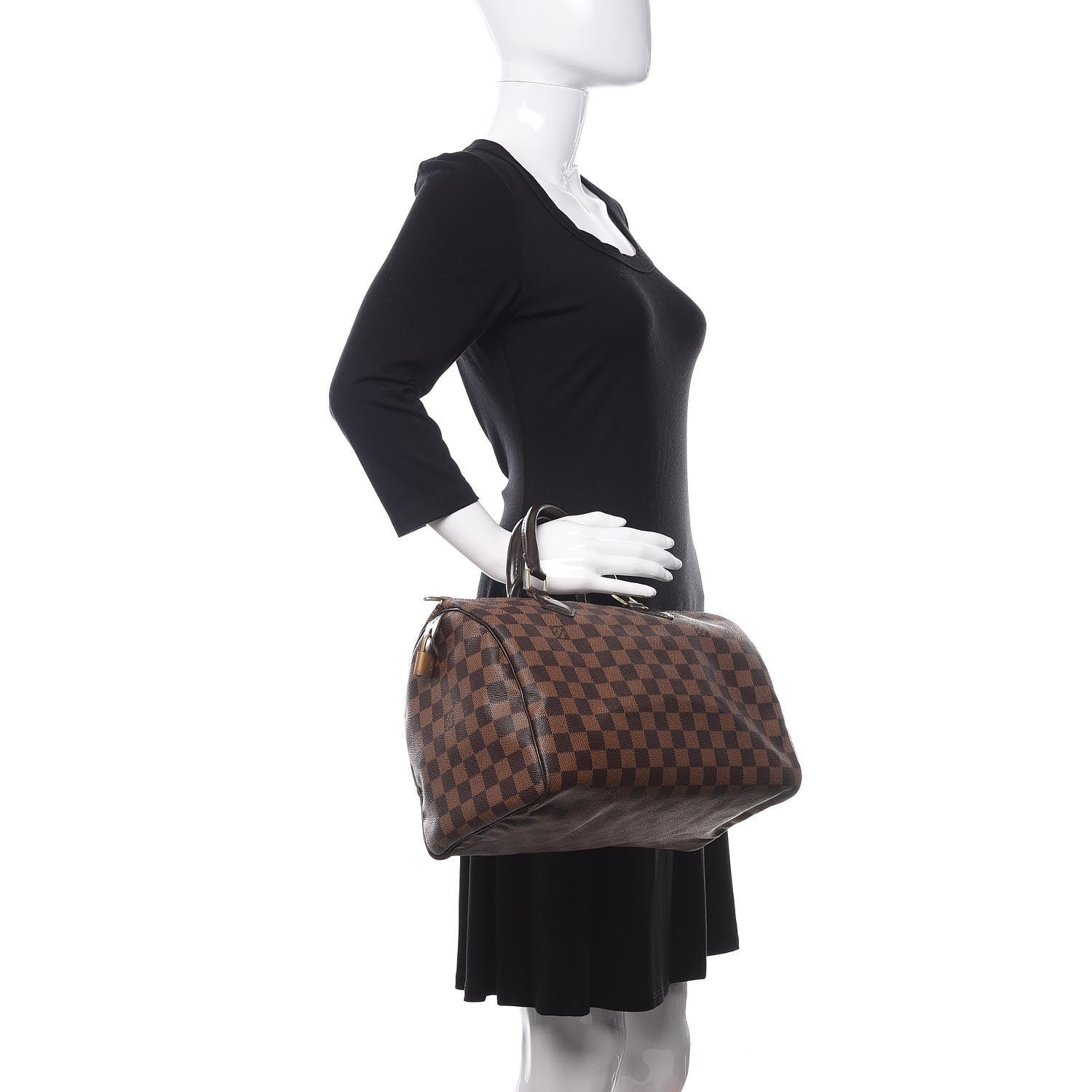 Louis Vuitton Damier Ebene Speedy 30 2 of 16