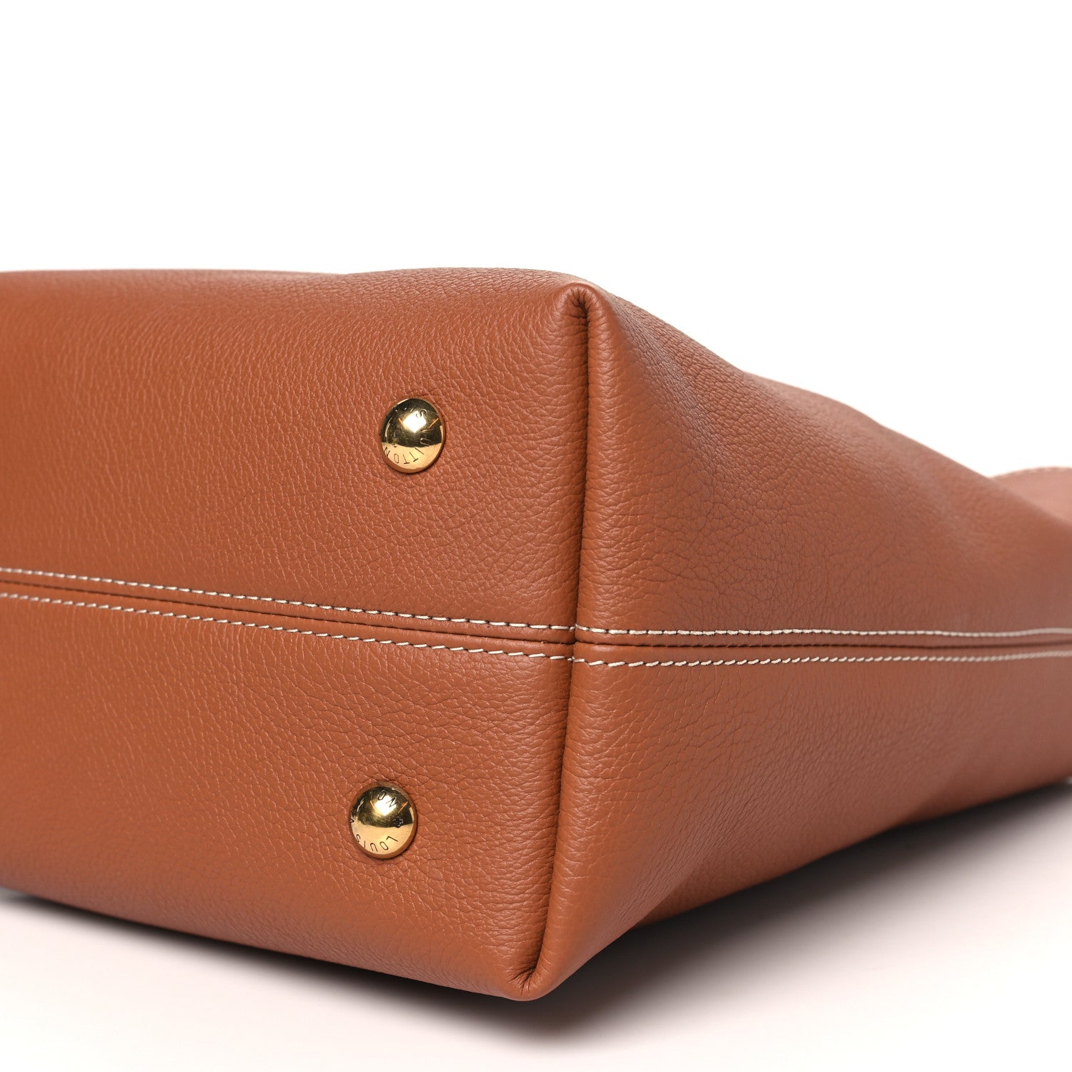 Louis Vuitton Grained Calfskin Low Key Hobo PM Cognac 9 of 10