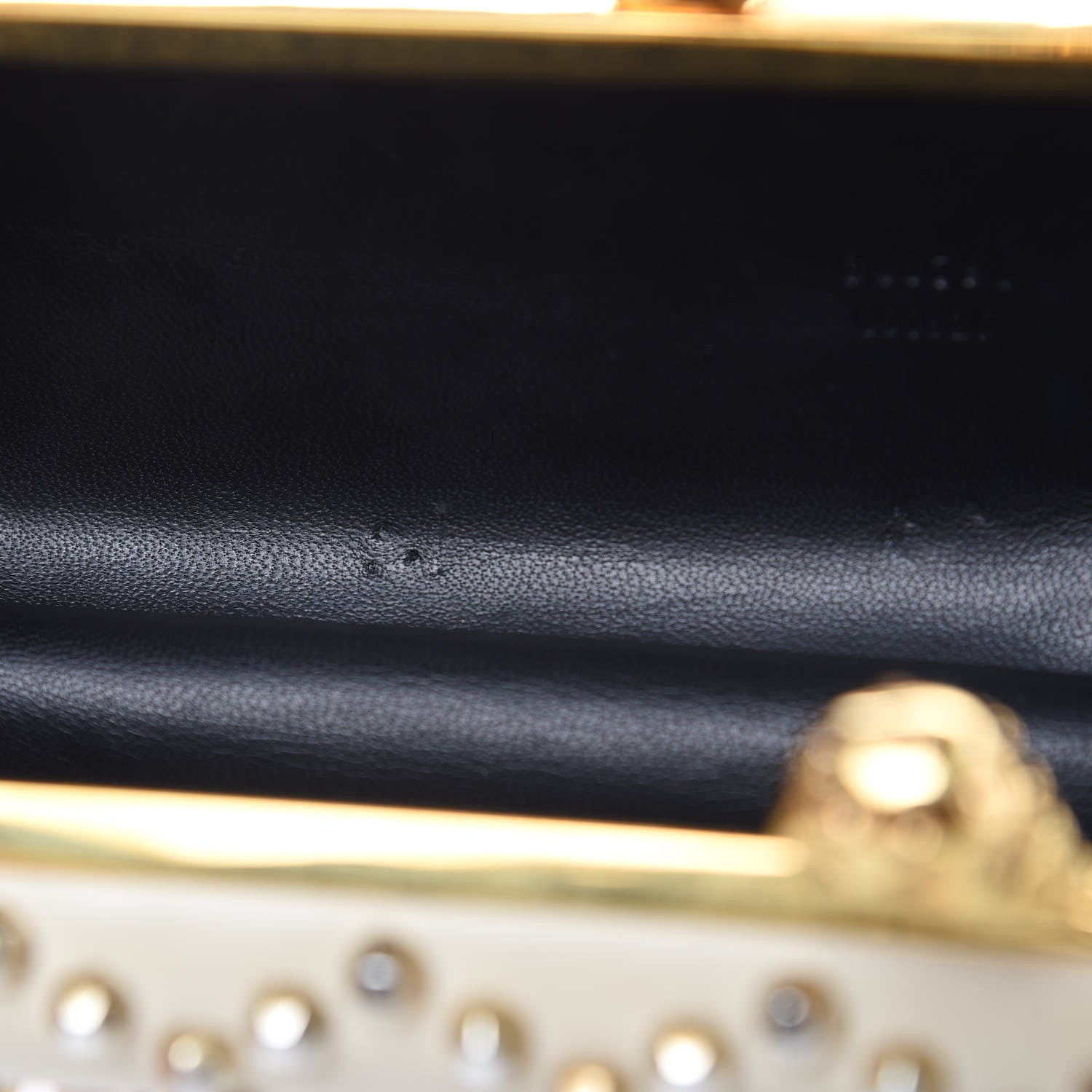 Alexander McQueen Nappa Studded Twin Skull Box Clutch Ivory 11 of 12