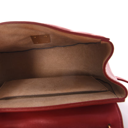 Chloe Calfskin Quilted Mini Drew Bijou Shoulder Bag Dahlia Red 8 of 8