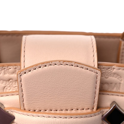 MCM Calfskin Ottomar Monogram Medium Essential Tote Bisque 12 of 12