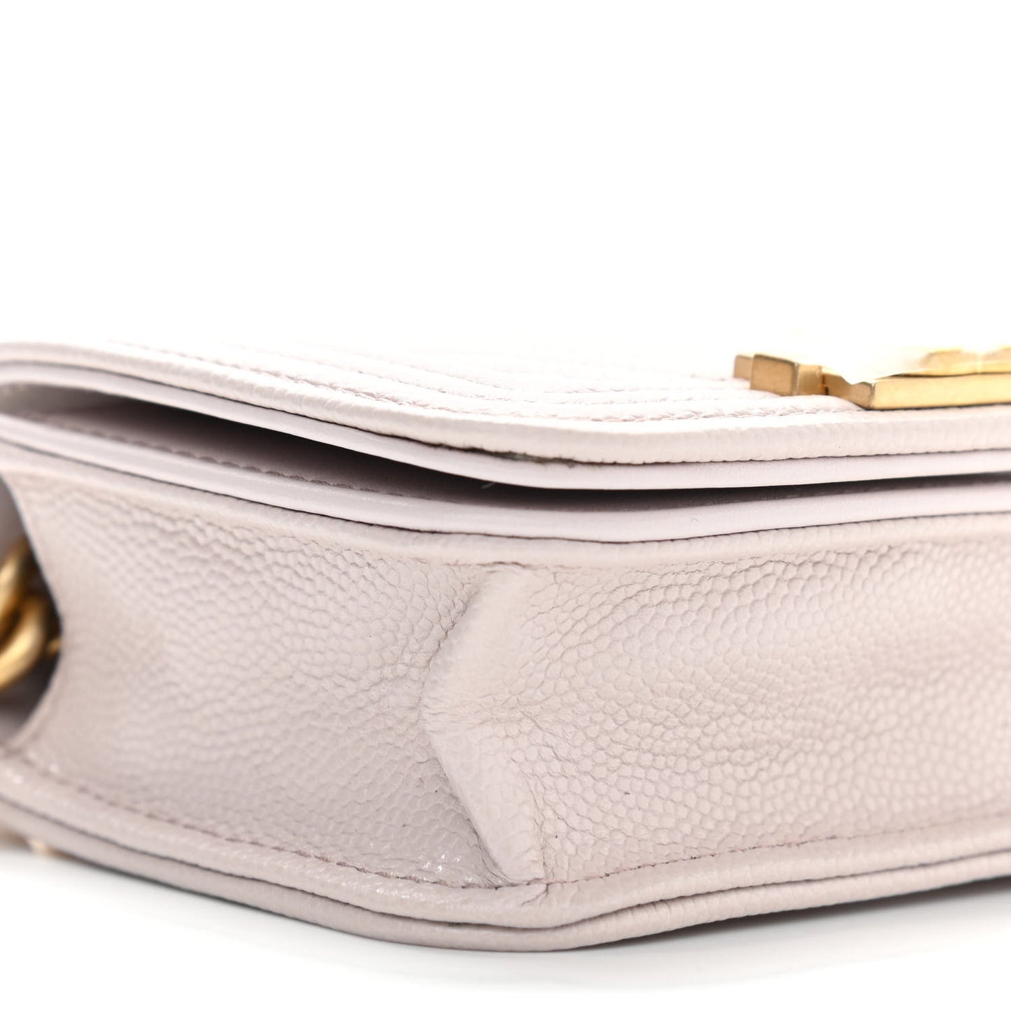 Caviar Chevron Boy Flap Waist Belt Bag Light Purple