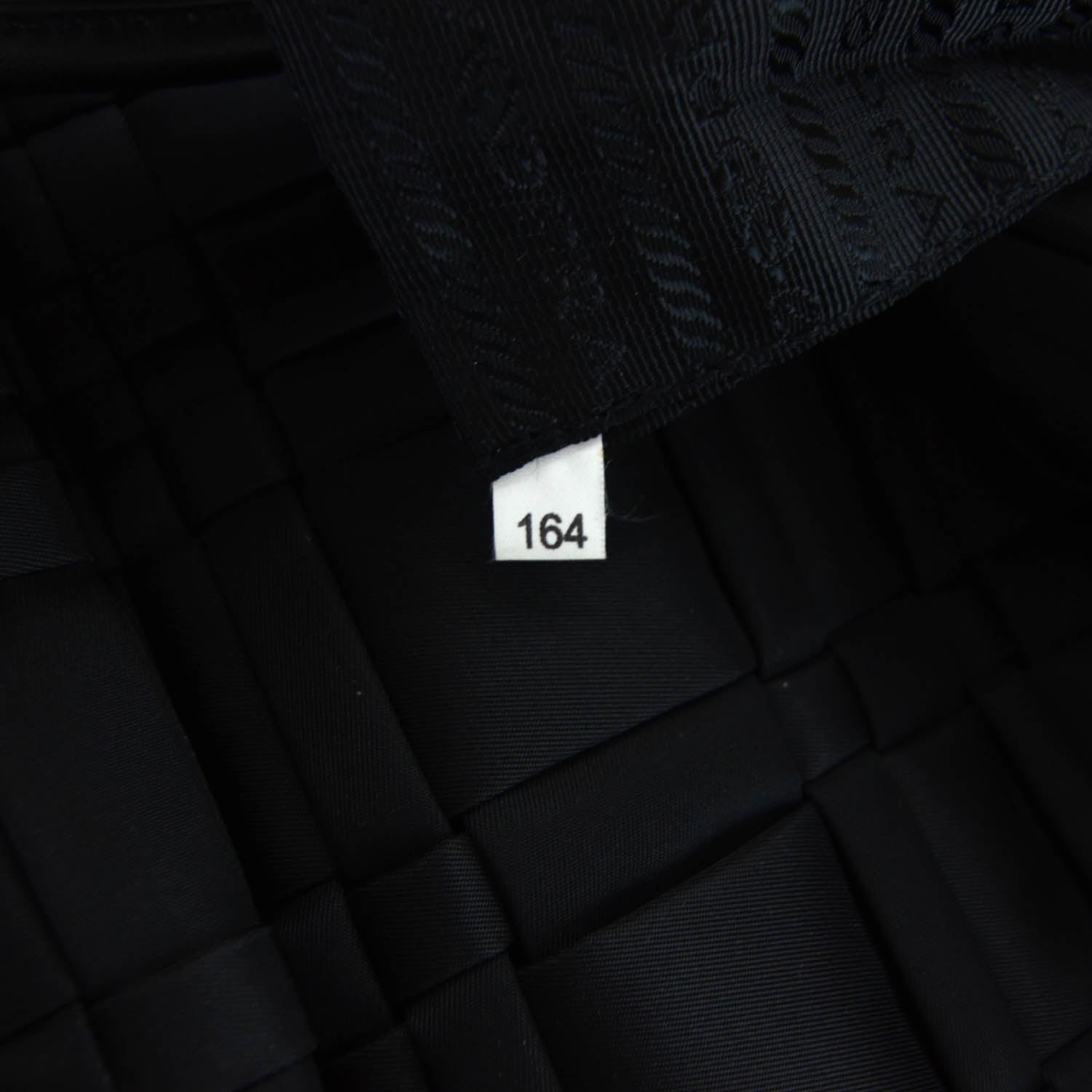 Prada Satin Woven Tote Black 11 of 11