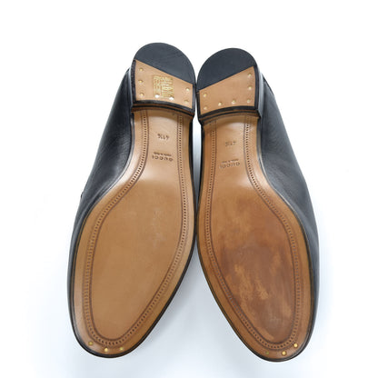 Gucci Lambskin Womens Brixton Horsebit Loafers 41.5 Black 5 of 9