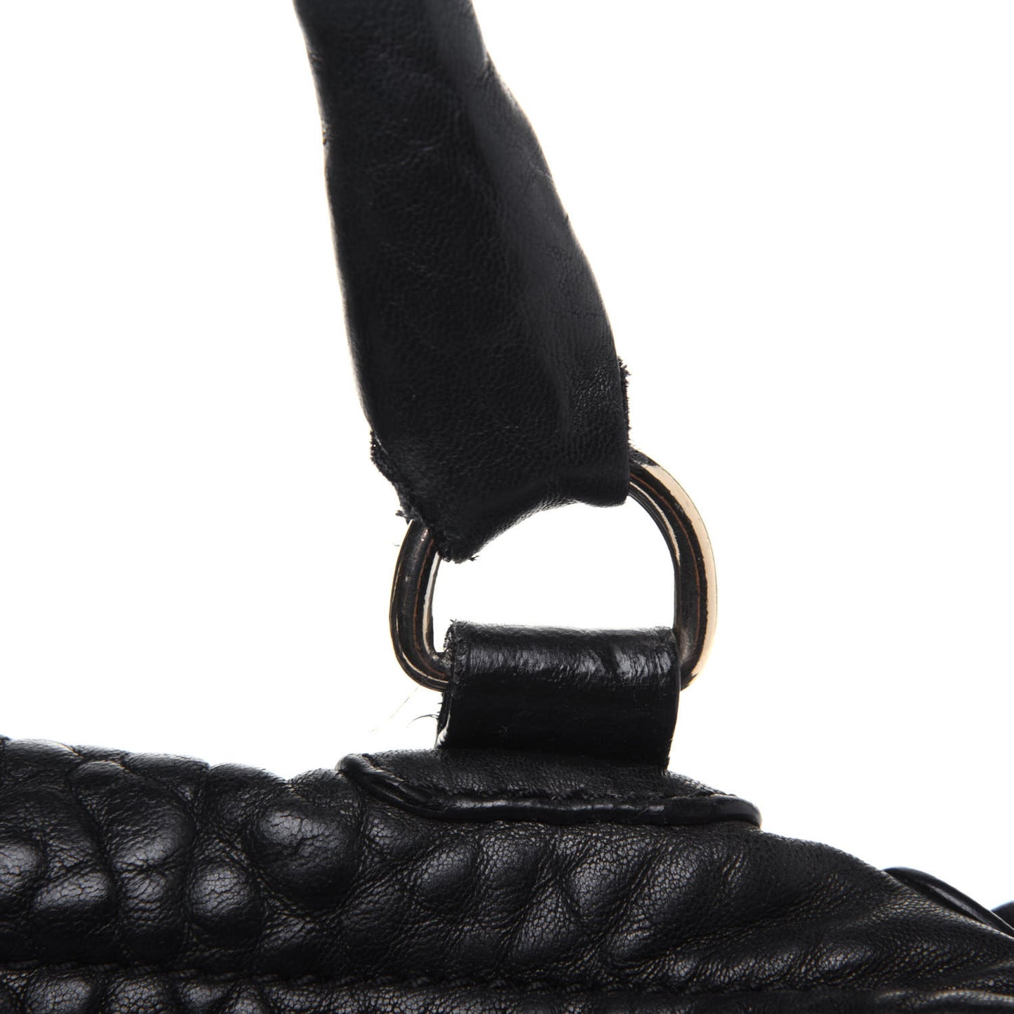 Pebbled Sheepskin Medium Pandora Black