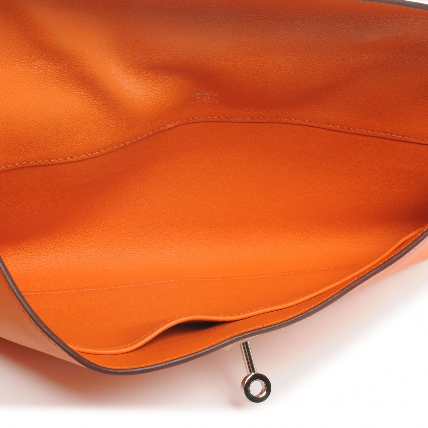 Swift Kelly Cut Clutch Pochette Orange