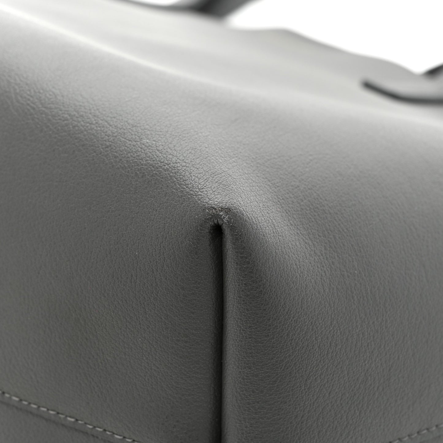 Calfskin Large Shopping Tote Storm