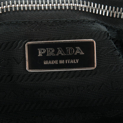 Prada Vitello Daino Shoulder Bag Black 6 of 7