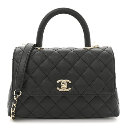 Chanel Caviar Quilted Mini Coco Handle Flap Black 1 of 11