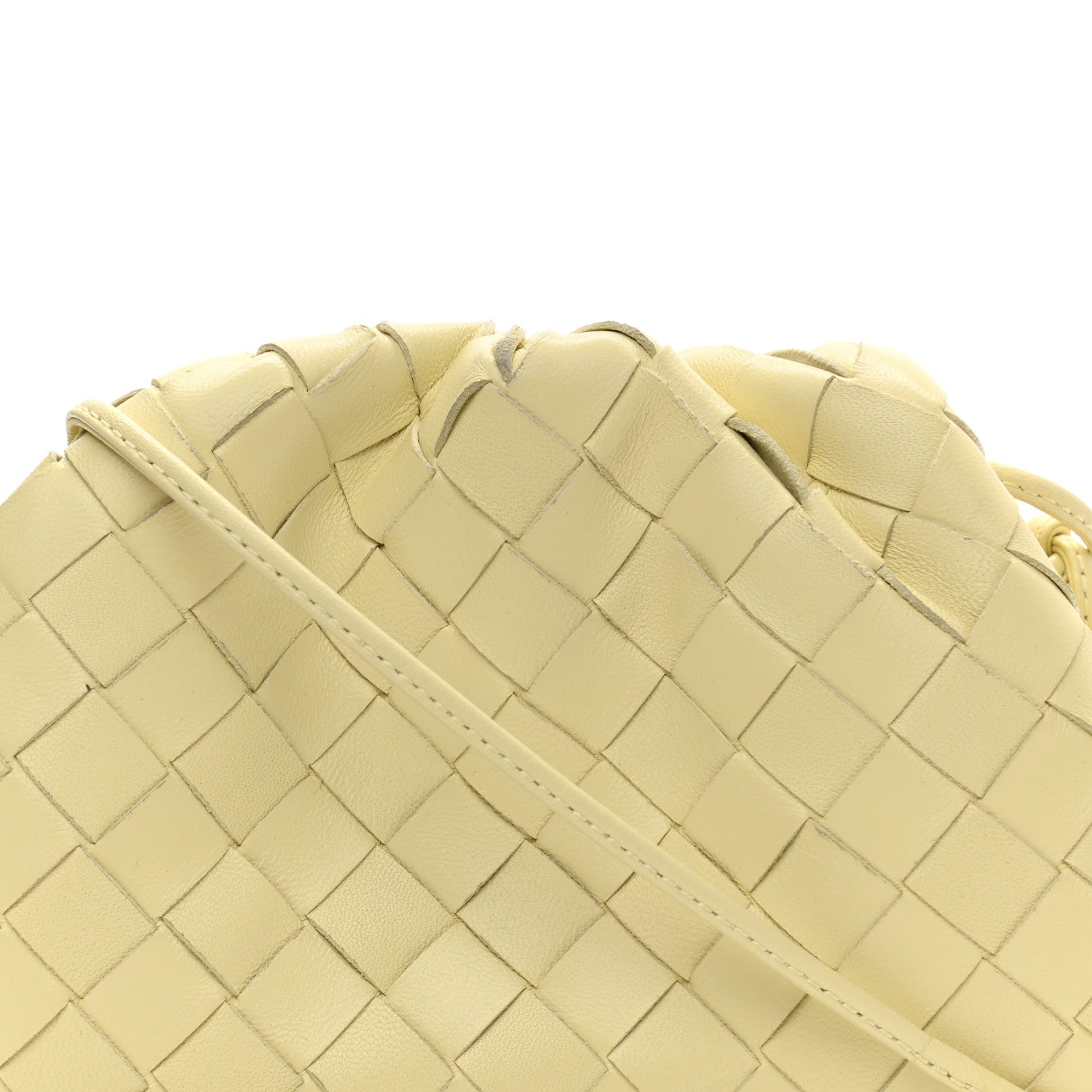 Bottega Veneta Nappa Intrecciato The Mini Pouch Lemon Washed 8 of 10