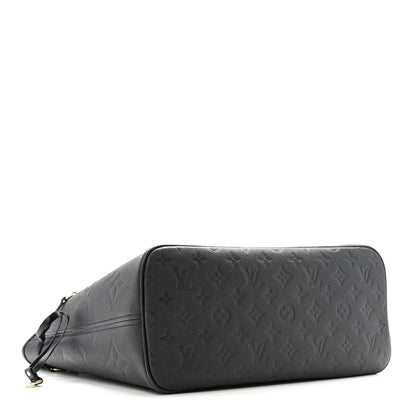 Louis Vuitton Empreinte Monogram Giant Neverfull MM Black 5 of 14