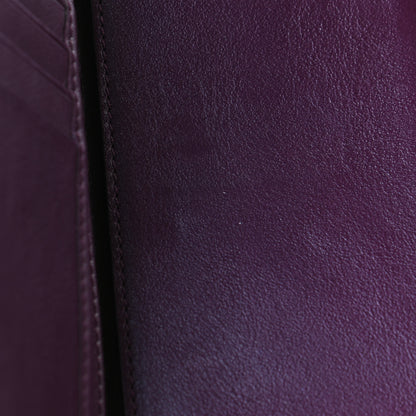 Chloe Calfskin Alphabet Compact Wallet Purple 11 of 12