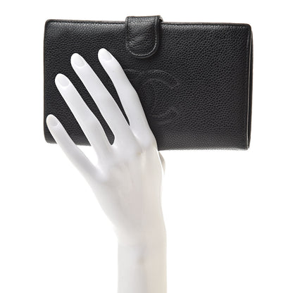 Chanel Caviar Timeless CC French Wallet Black 2 of 14