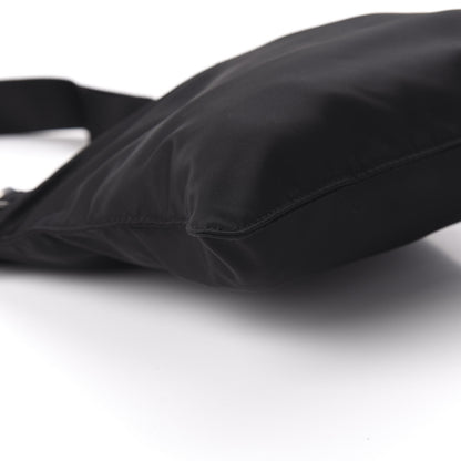 Prada Nylon Flat Messenger Bag Black 7 of 10