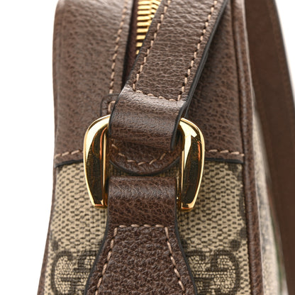 Gucci GG Supreme Monogram Web Mini Ophidia Shoulder Bag Brown 11 of 12