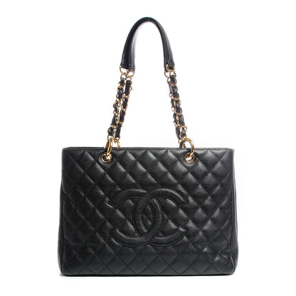 Chanel Caviar Grand Shopping Tote GST Black 1 of 7