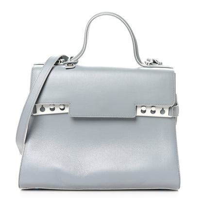 Delvaux Calfskin GM Tempete Satchel Light Blue 1 of 10