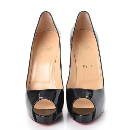 Christian Louboutin Patent Very Prive 120 Pumps 40 Black 2 of 10