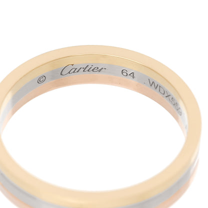 Cartier 18K Pink White Yellow Gold 4.8mm Vendome Louis Cartier Wedding Band Ring 64 10.75 4 of 6