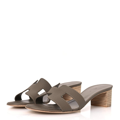 Hermes Epsom Oasis Sandals 41 Etoupe 4 of 12
