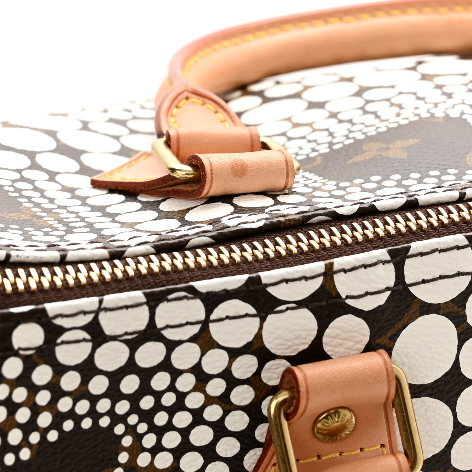 Louis Vuitton Monogram Kusama Town Speedy 30 White 10 of 10