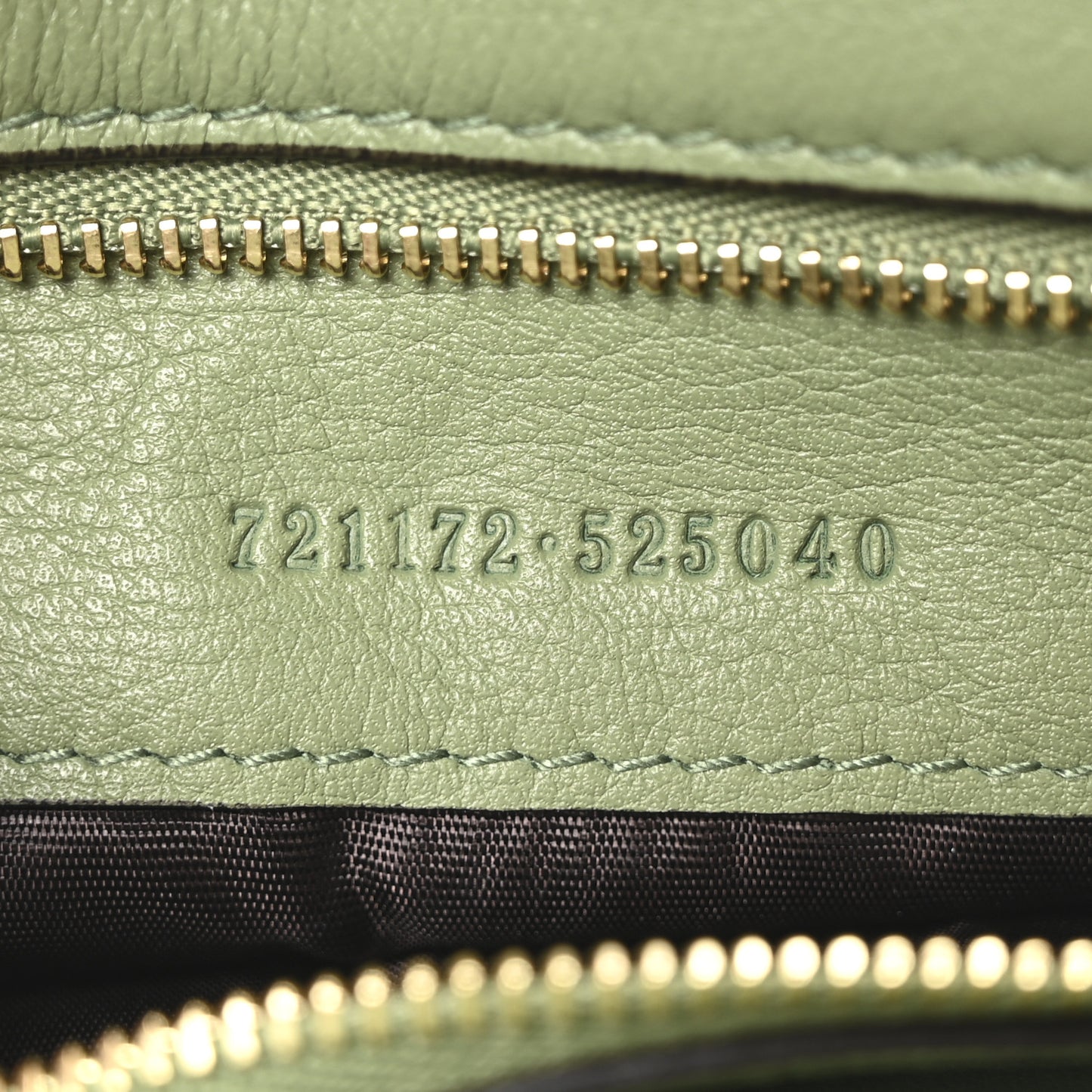 Roxy Calfskin Web Medium Blondie Top Handle Shoulder Flap Bag Salamander Green