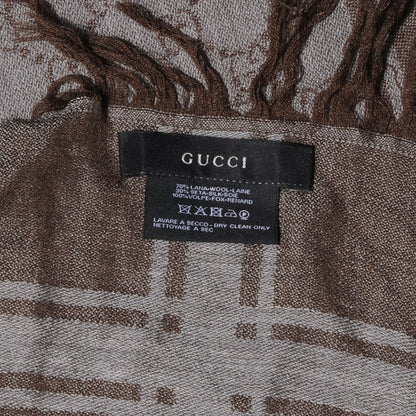 Gucci Brown and Gray Fox Fur Shawl 3 of 4