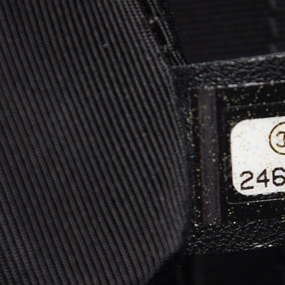 Chanel Aged Calfskin Chevron Quilted Backpack Black 6 of 11