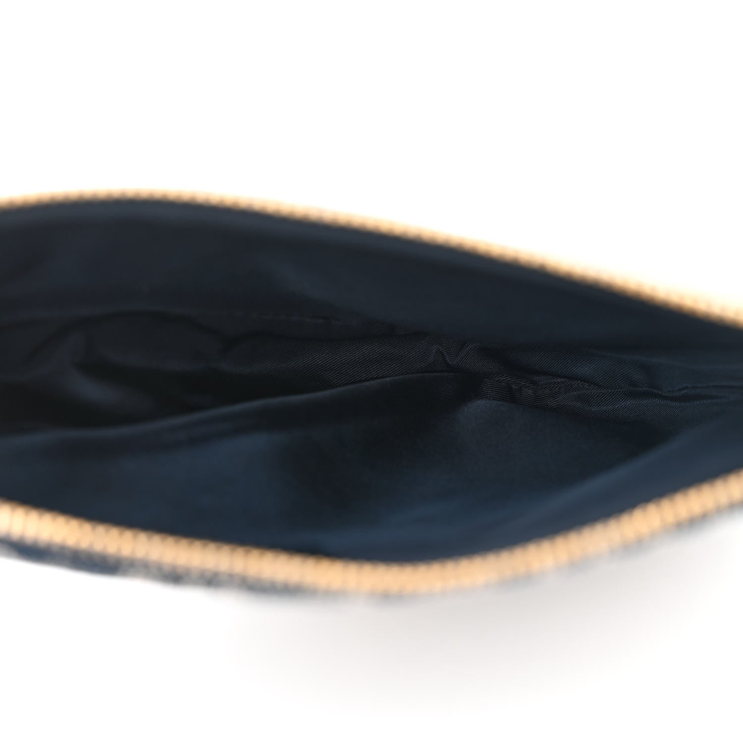 Christian Dior Monogram Mini Saddle Pochette Navy 5 of 11