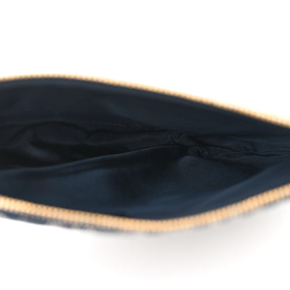 Christian Dior Monogram Mini Saddle Pochette Navy 5 of 11