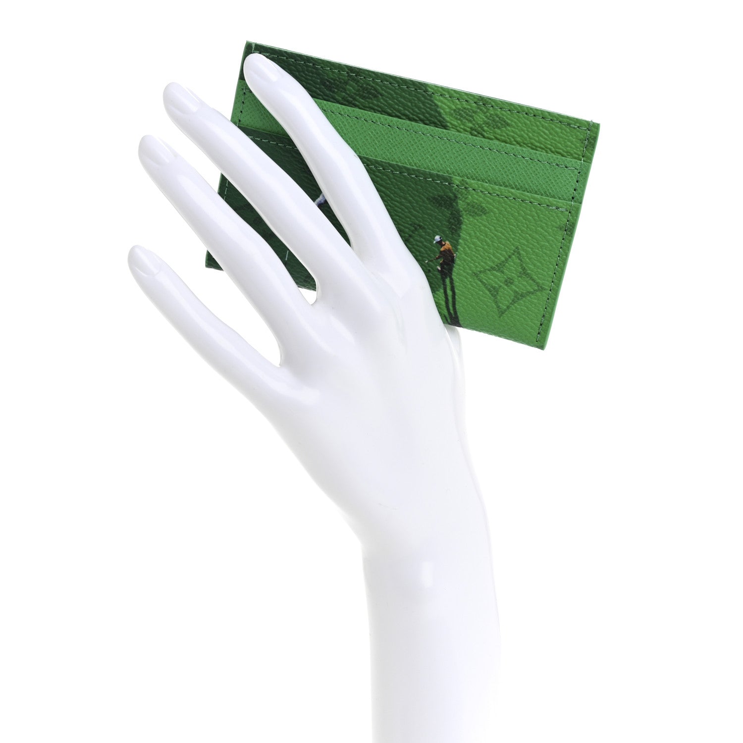 Louis Vuitton Monogram Sports Card Holder Golf Green 2 of 7