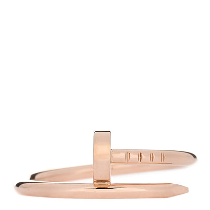 Cartier 18K Pink Gold Small Juste Un Clou Ring 54 6.75 1 of 5