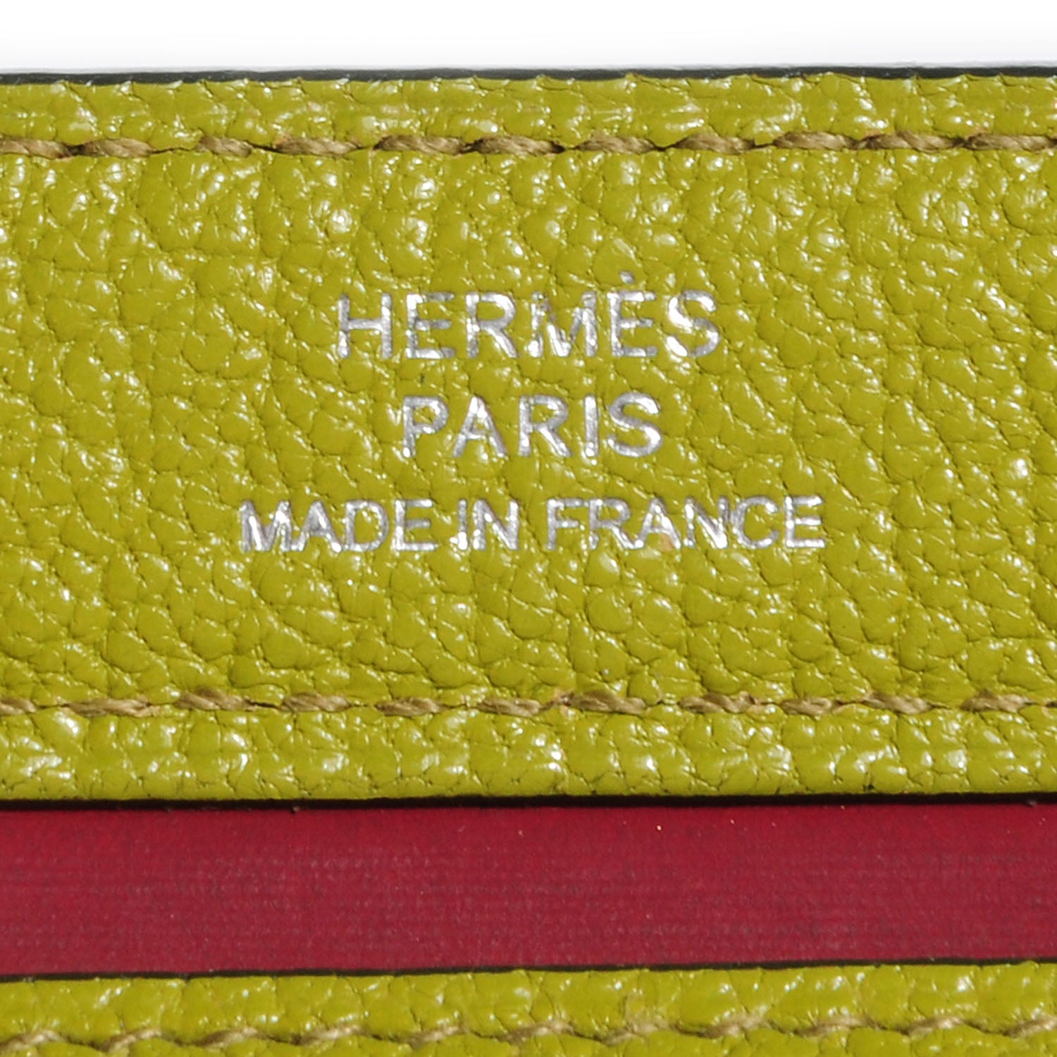 Hermes Chèvre Mysore Karo PM Vert Anis 6 of 9