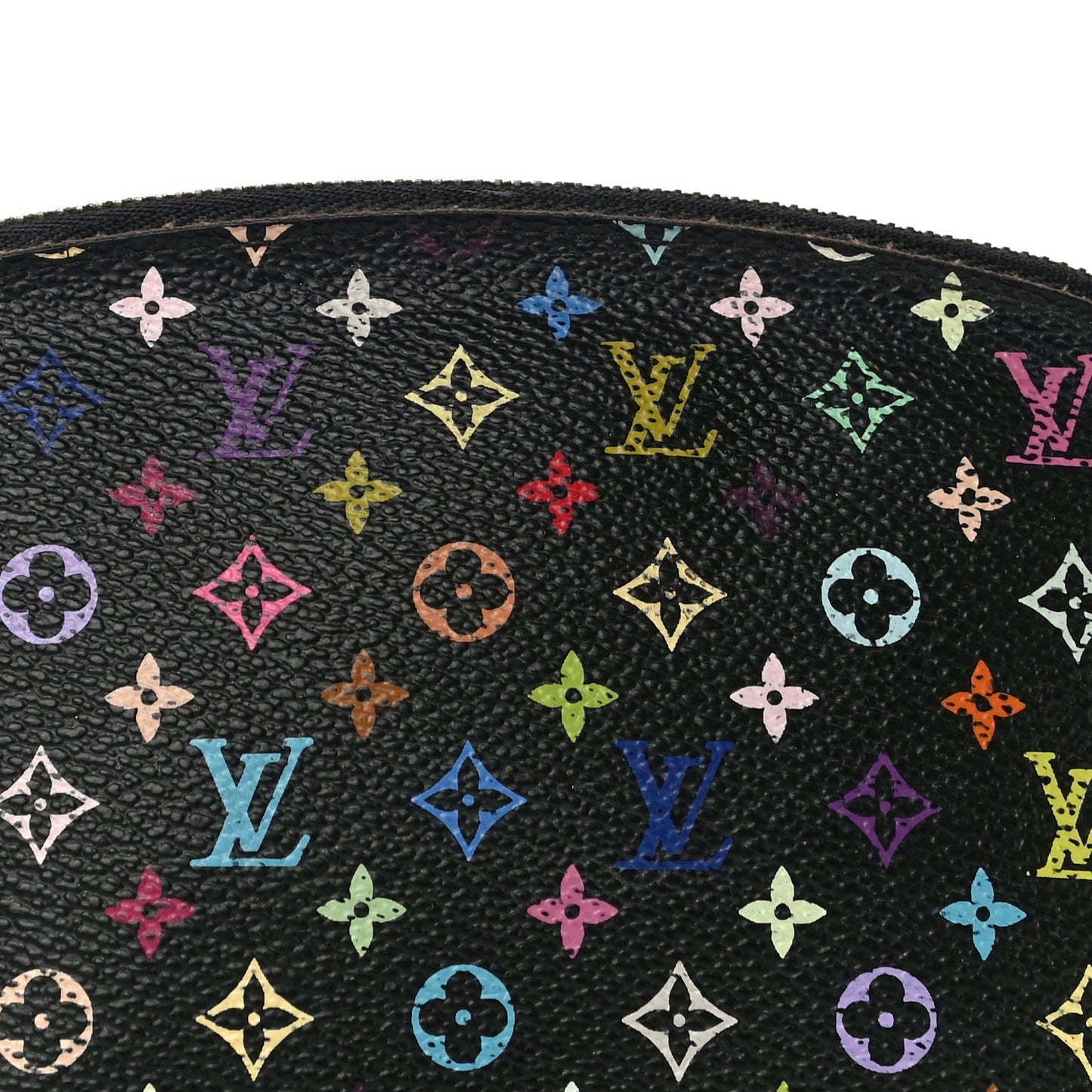 Monogram Multicolor Cosmetic Pouch Black Grenade