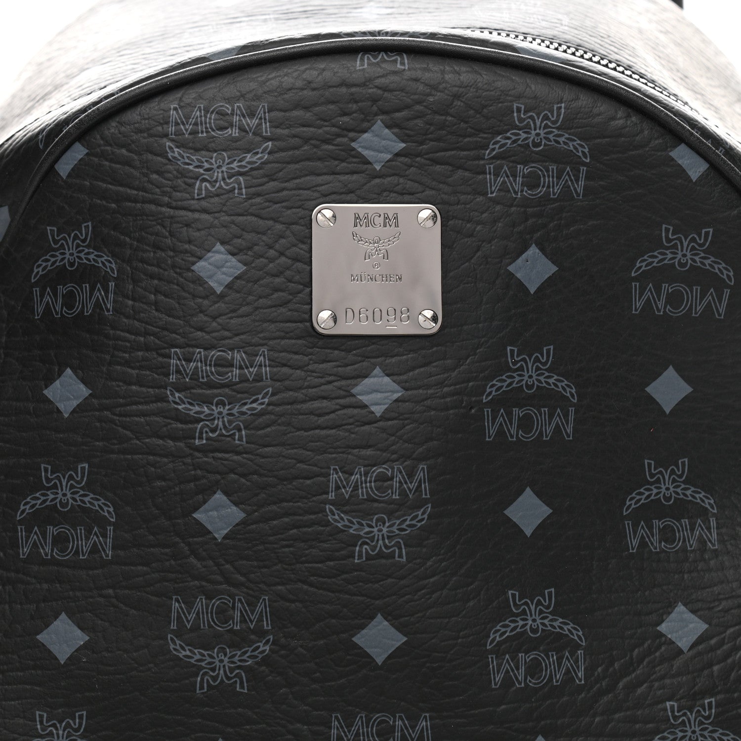 MCM Visetos Medium Stark Backpack Black 8 of 12
