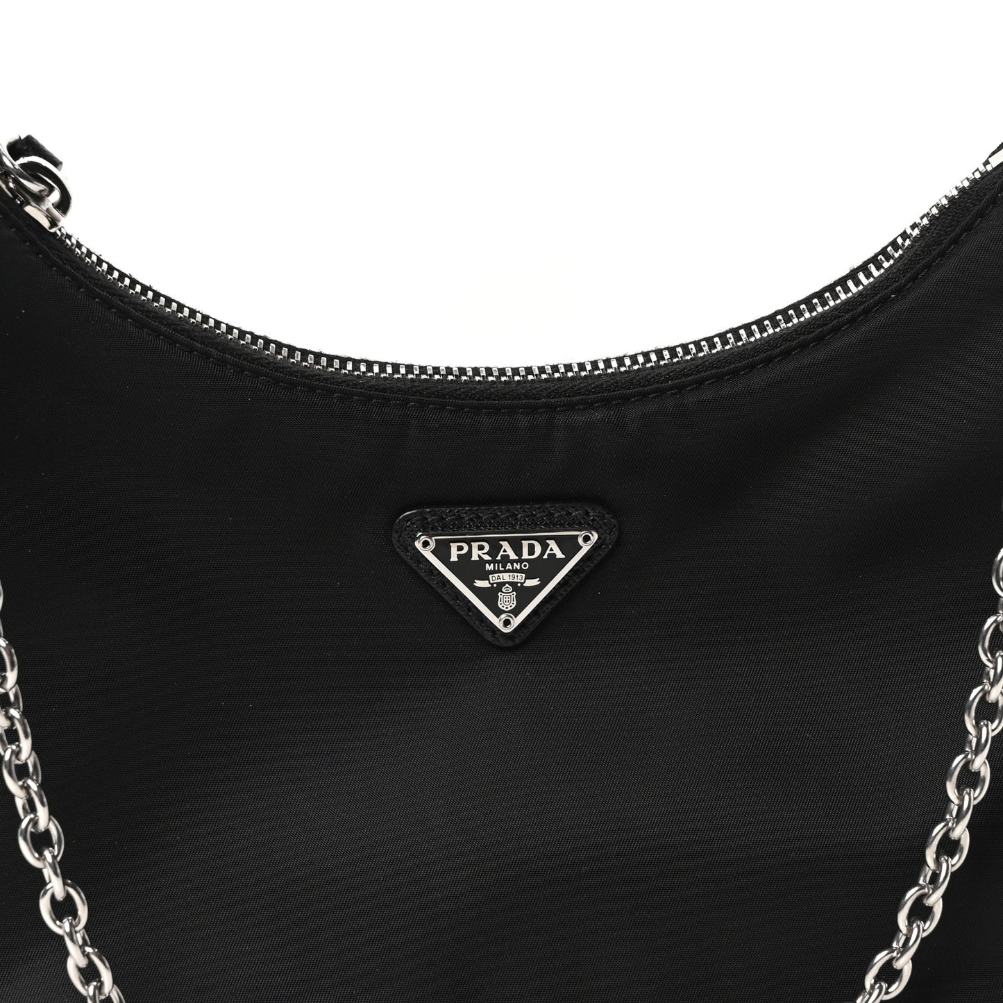 Re-Nylon Saffiano Re-Edition 2005 Shoulder Bag Black