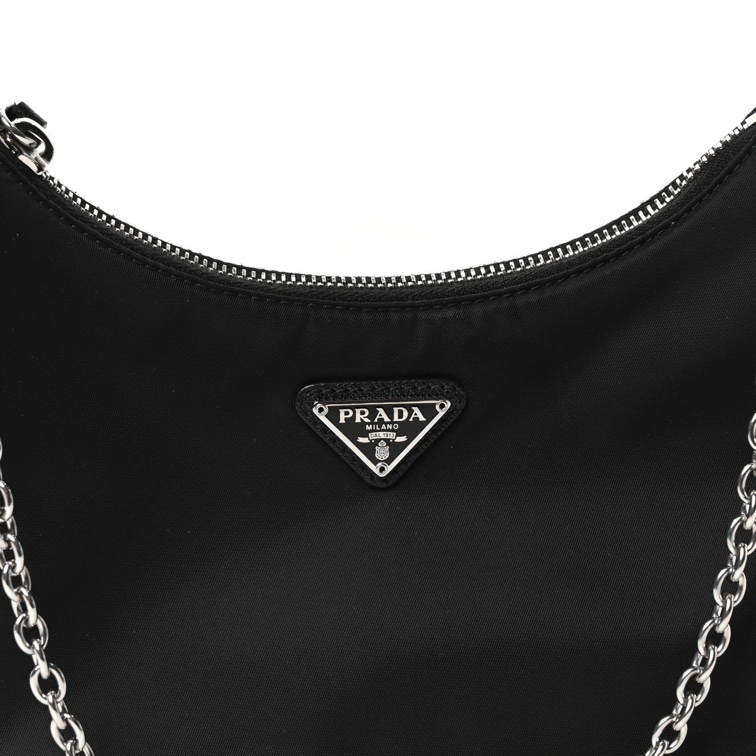 Prada Re-Nylon Saffiano Re-Edition 2005 Shoulder Bag Black 8 of 10
