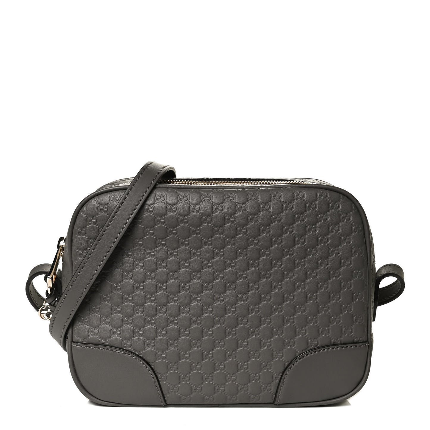 Microguccissima Mini Bree Messenger Bag Grey