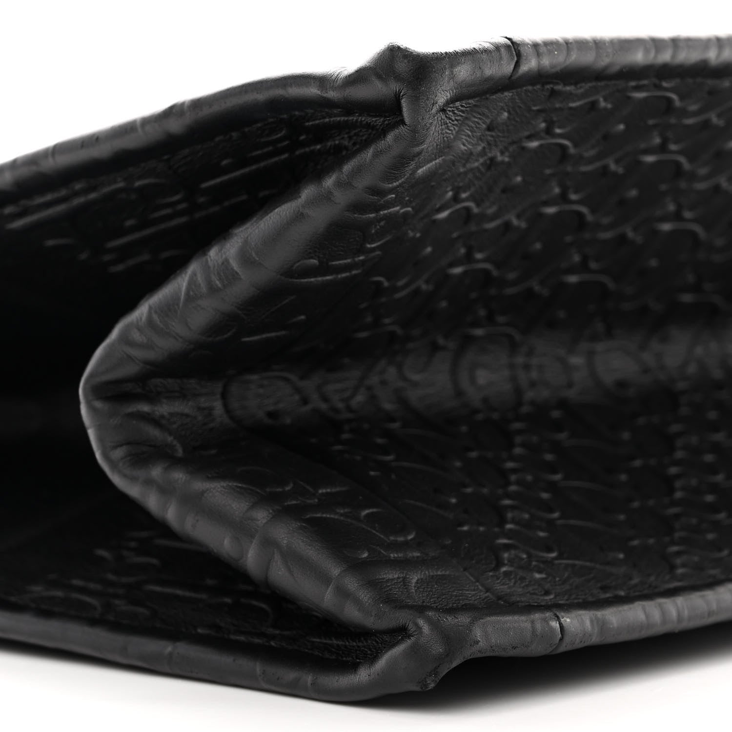 Christian Dior Oblique Calfskin Embossed Large Book Tote Black 9 of 16