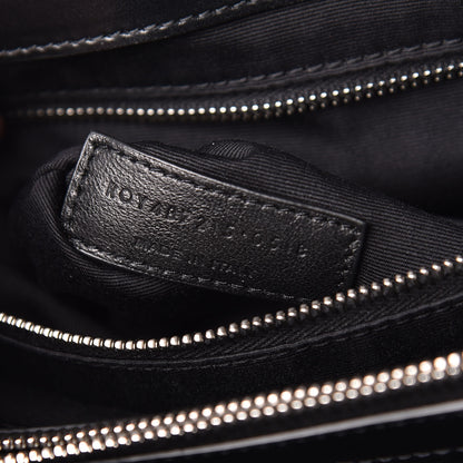 Saint Laurent Calfskin Y Quilted Monogram Large Loulou Chain Satchel Black 9 of 10
