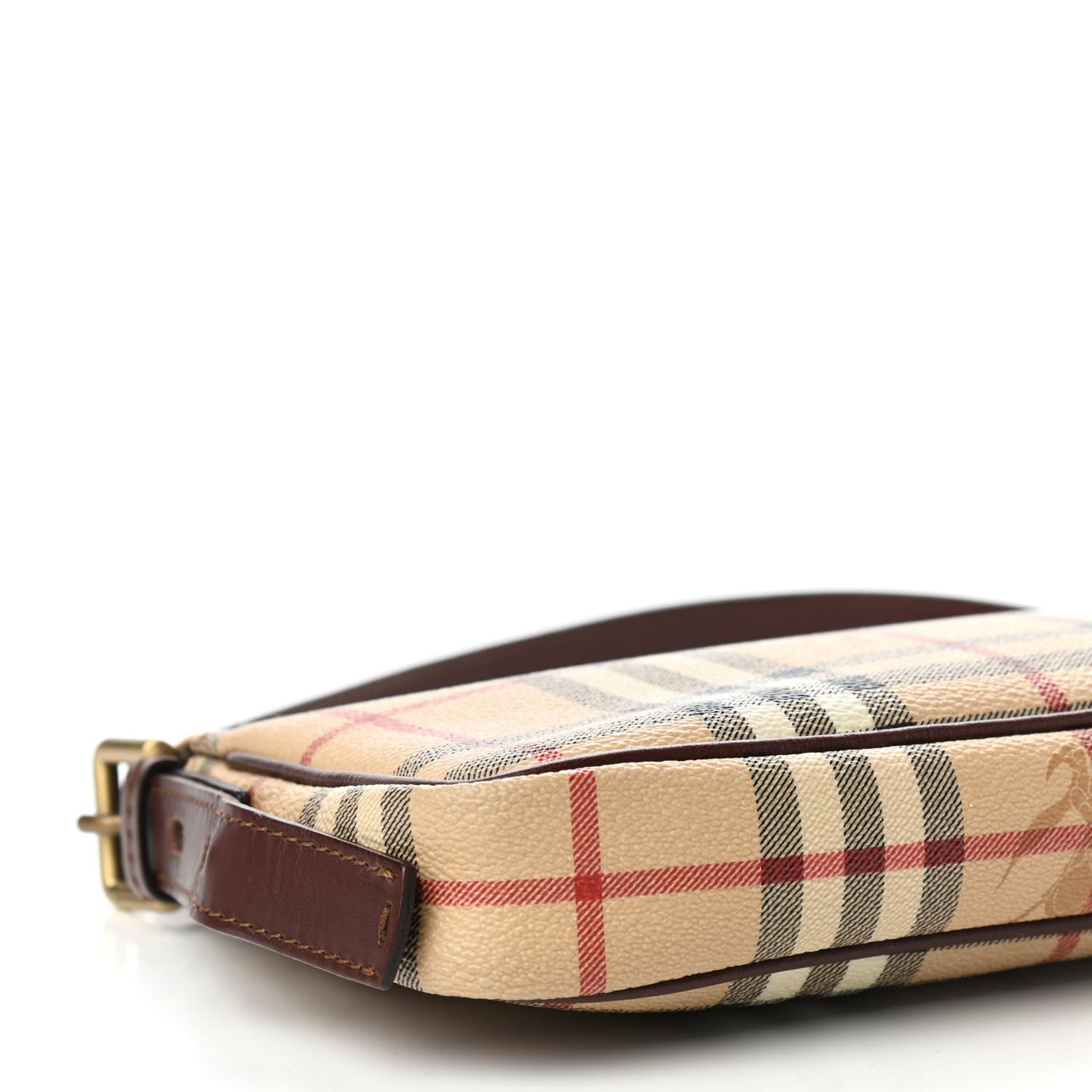 Haymarket Check Pochette Chocolate