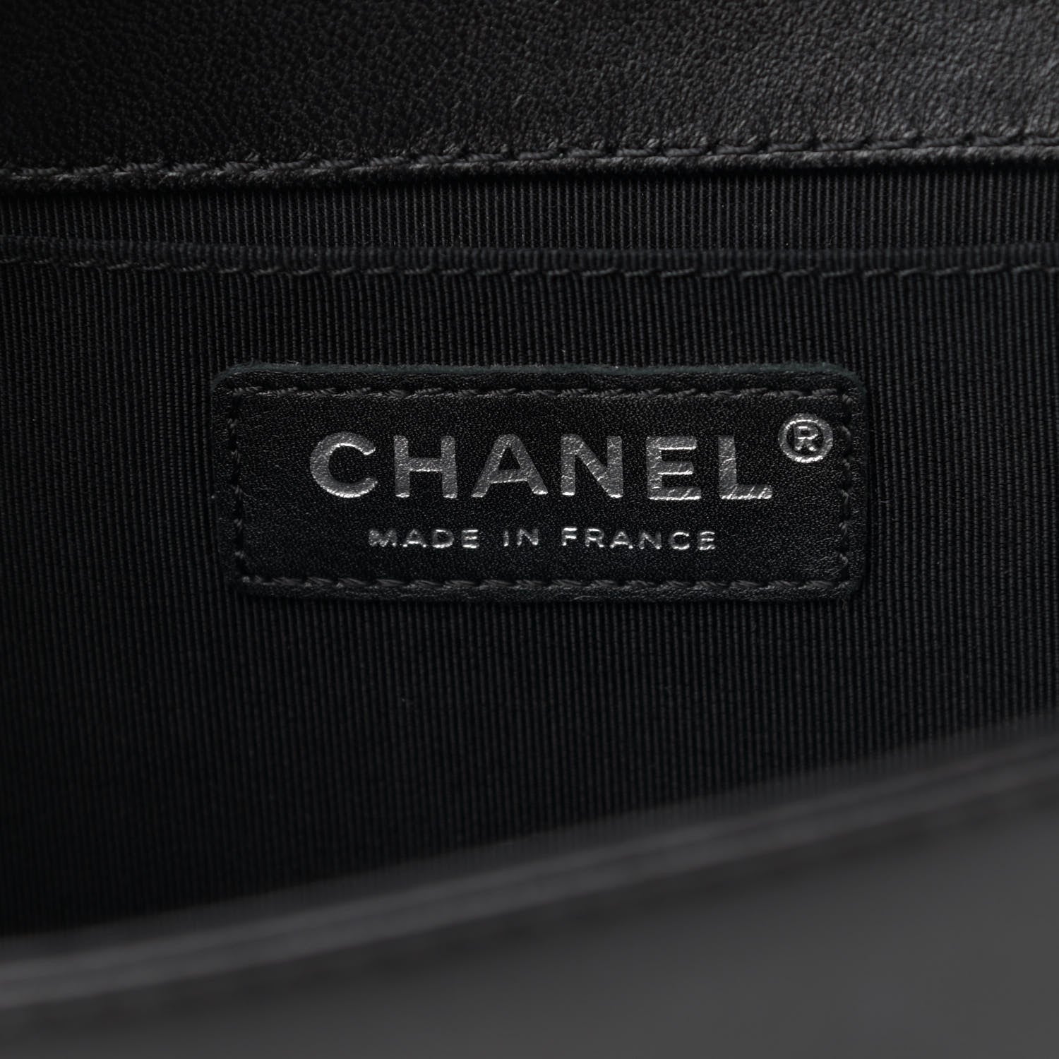 Chanel Lambskin Quilted Bi-Color Medium Boy Flap Black Blue Fonce 6 of 17